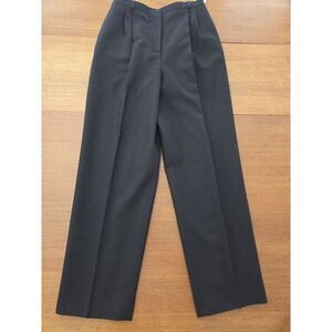 Women's Harve Bernard Wool Pants Bernard Holtzman 12‎ Black